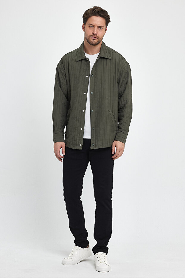 سترة مبطنة كبيرة الحجم - 1