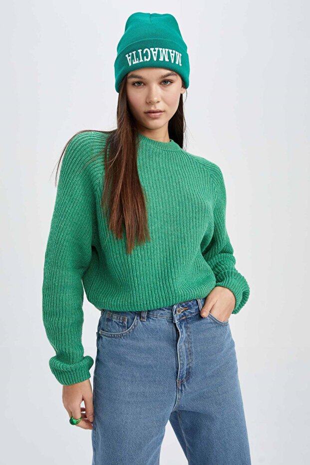 Coool Regular Fit Bisiklet Yaka Kazak - 3