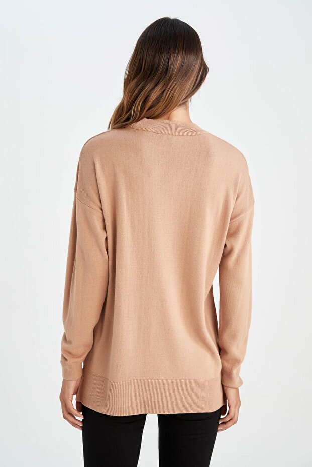 Regular Fit Yarım Balıkçı Yaka Tunik - 5