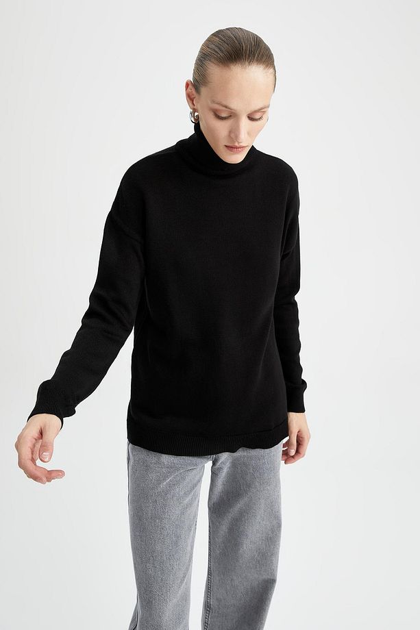 Regular Fit Balıkçı Yaka Basic Tunik J4131az22wn - 5