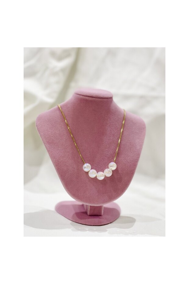 Barbie İnci Çelik Kolye - 1