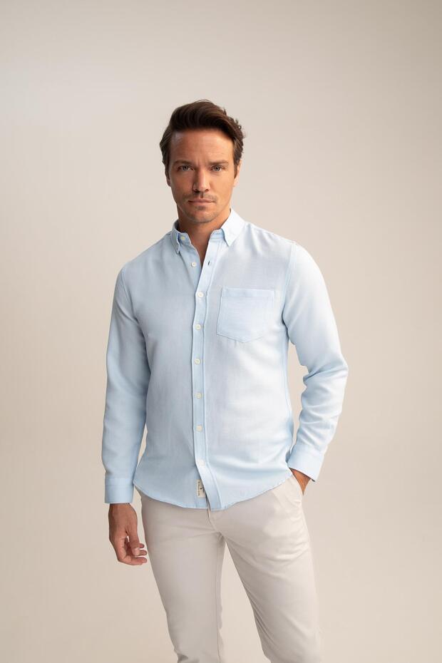 Slim Fit Long Sleeve Shirt