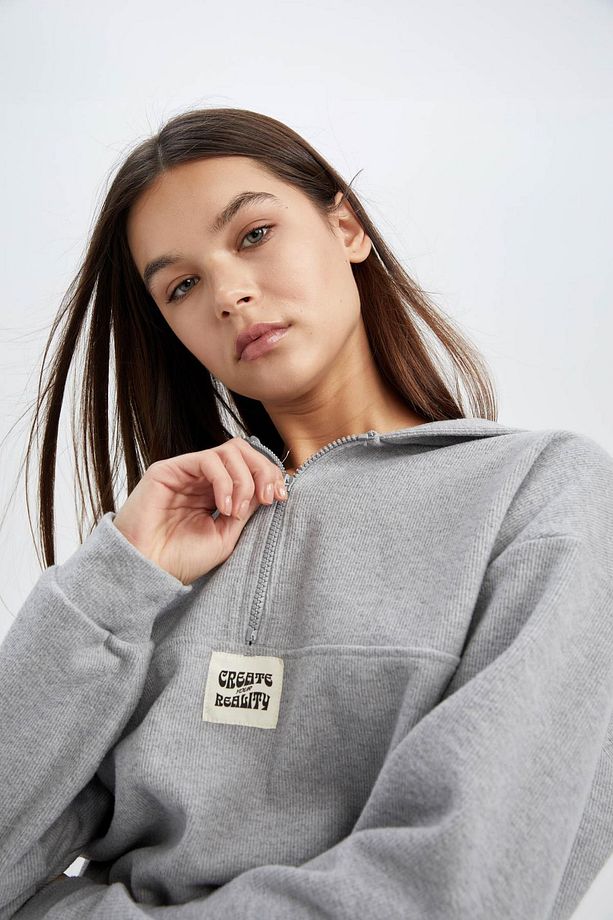 Coool Regular Fit Kapüşonlu Sweatshirt - 4