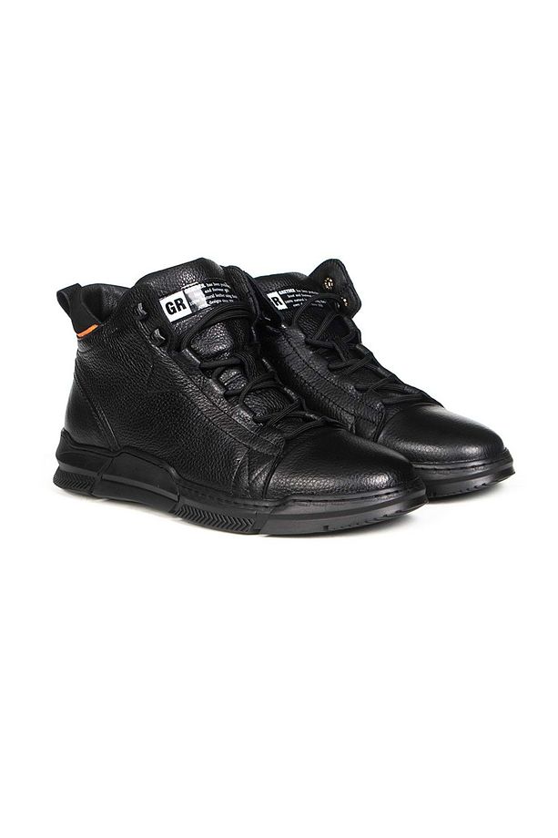 14361 Mr Erkek Casual Bot Siyah - 1