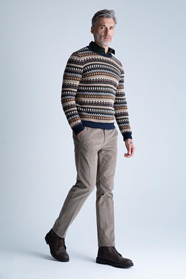 Sametové kalhoty Regular Fit - 2