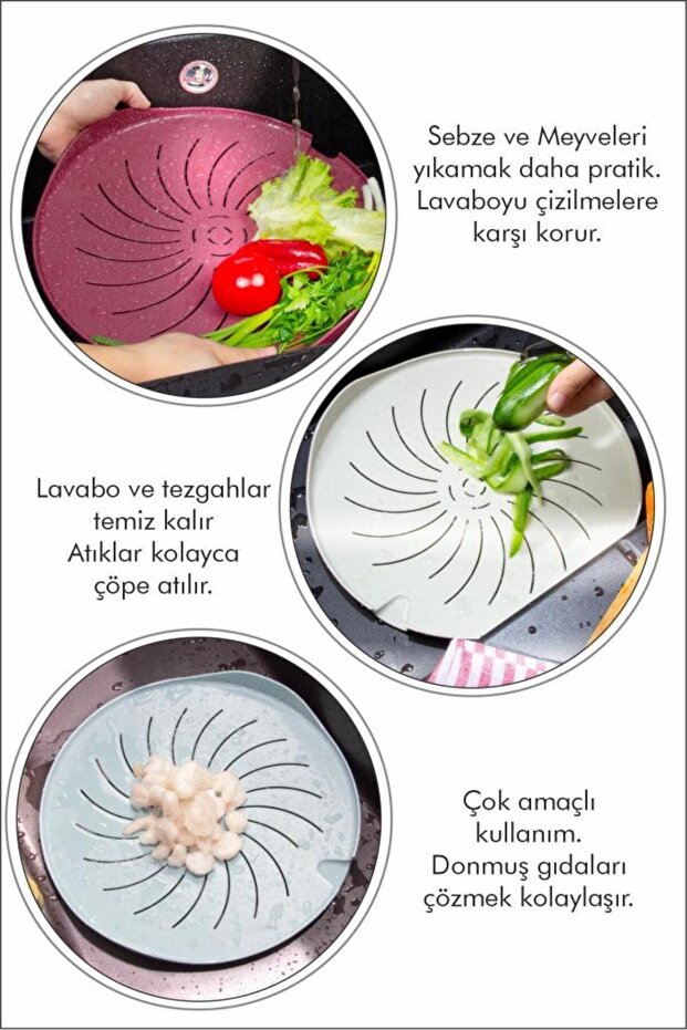 مصفاة الفواكه والخضروات العملية باللون الأزرق الشمالي - 2