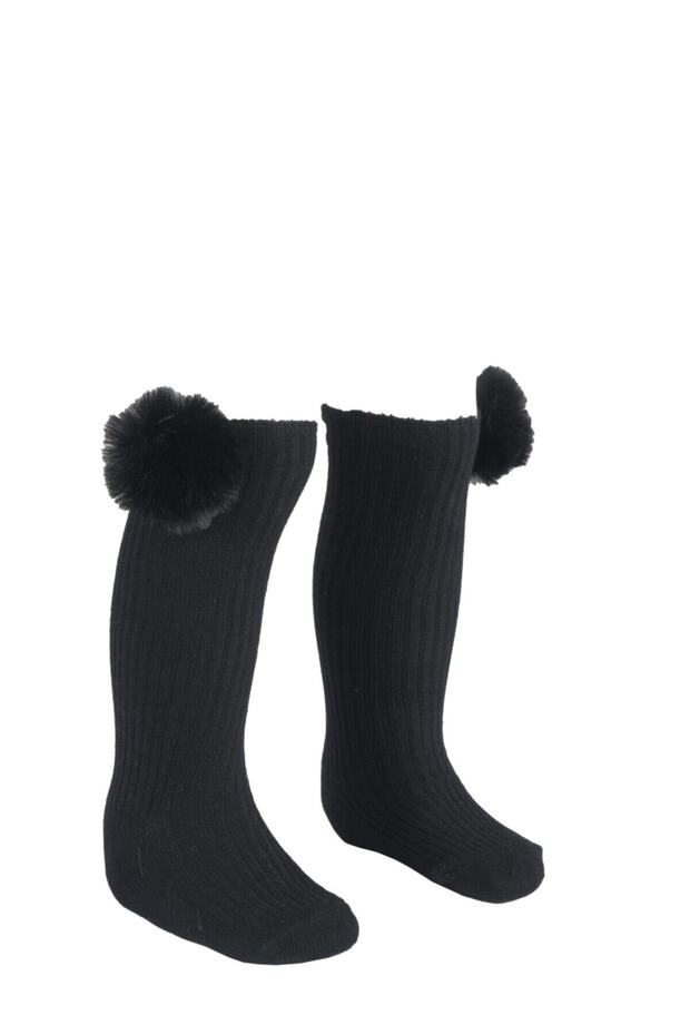 Pompom Knee Socks Girls / Baby