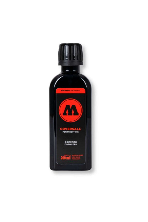 Coversall Dripstick Permanent Mürekkep 200 ml Black 699052 - 1
