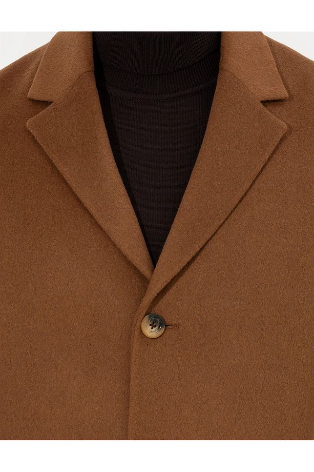 Camel Ex. Slim Fit Kaşe Kaban 1500570 - 6