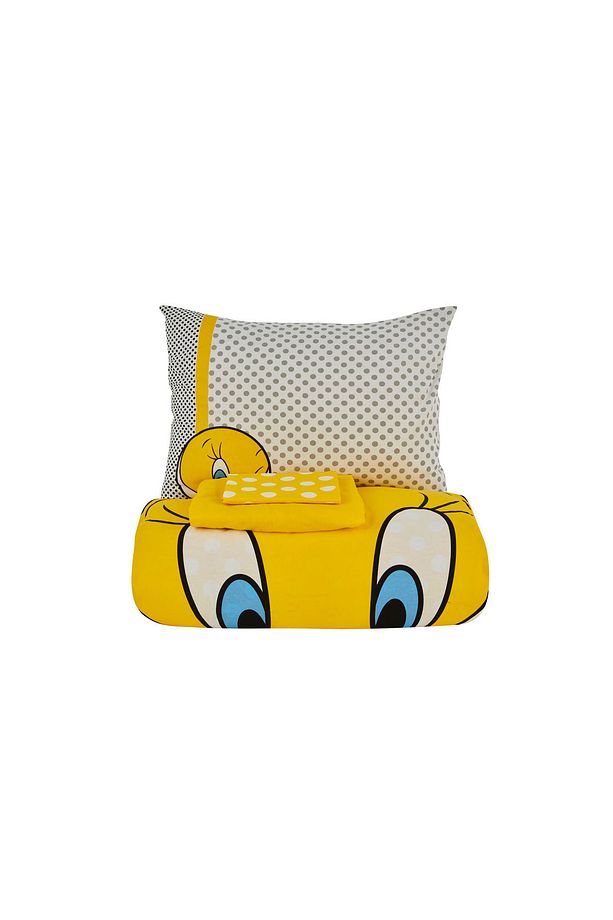 Looney Tunes Tweety %100 Pamuk Tek Kişilik Nevresim Takımı - 6
