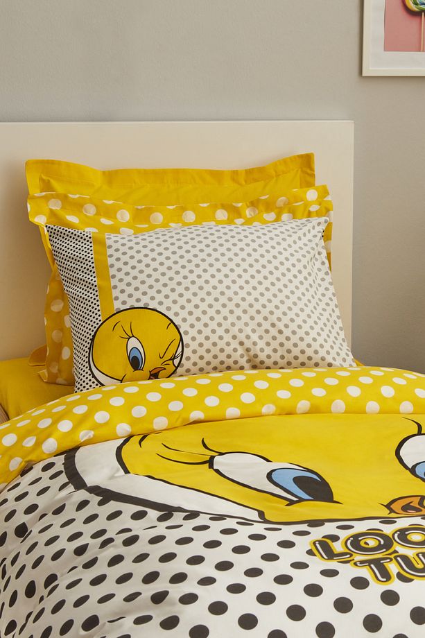 Looney Tunes Tweety %100 Pamuk Tek Kişilik Nevresim Takımı - 5
