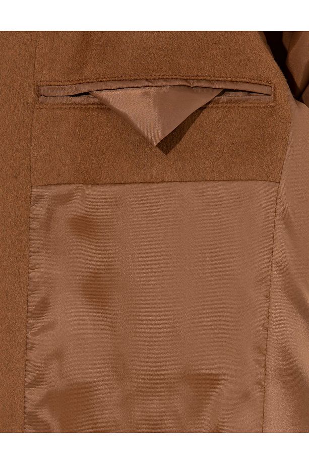 Camel Ex. Slim Fit Kaşe Kaban 1500570 - 7