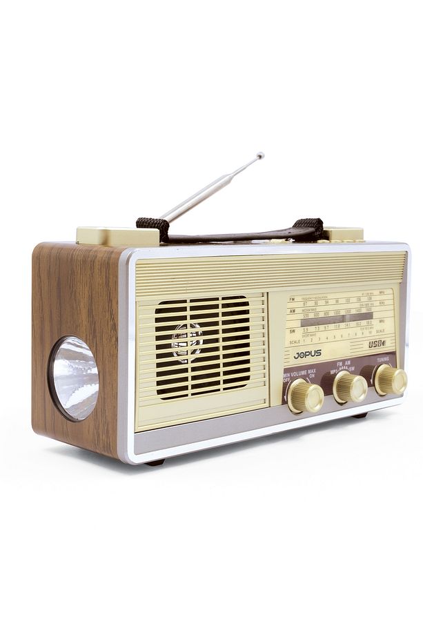 Nostaljik Görünümlü El Fenerli Radyolu Bluetooth Hoparlör Older - 4