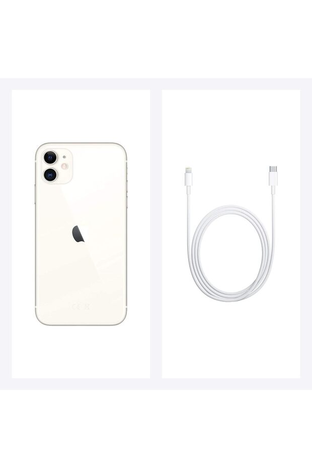 iPhone 11 64 GB Beyaz Cep Telefonu Aksesuarsız Kutu (Apple Türkiye Garantili) - 5