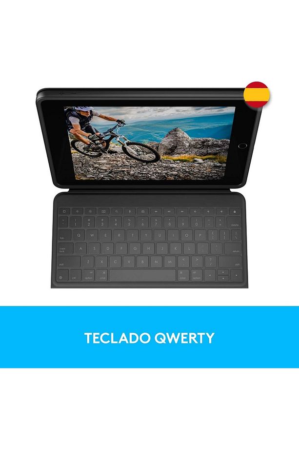 logitech Rugged Folio Klavyeli Kılıf Ipad 7-8 Nesil uyumlu Model 920-009293 Suya Dayanıklı Tuşlar - 2