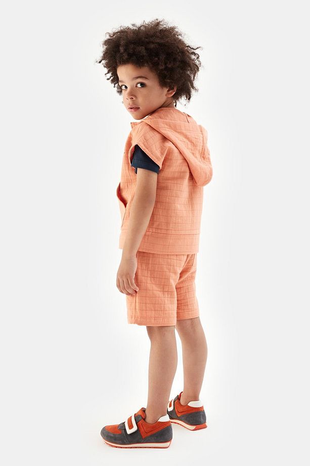 Bg Store Erkek Çocuk Somon Eşofman Üstü 23ss0nb3418 - 4