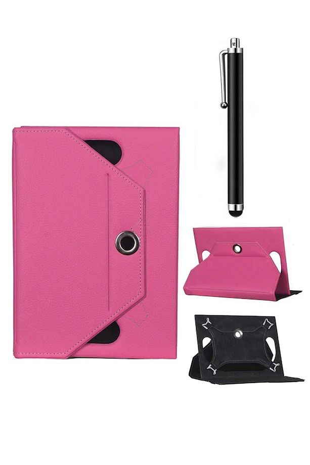 Huaweı Mediapad T5 10 10.1 Universal Dönerli Standlı Kılıf + Tablet Kalemi - 1
