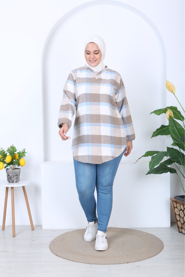 تونيك مريح بقصة حطام فضفاضة - 8