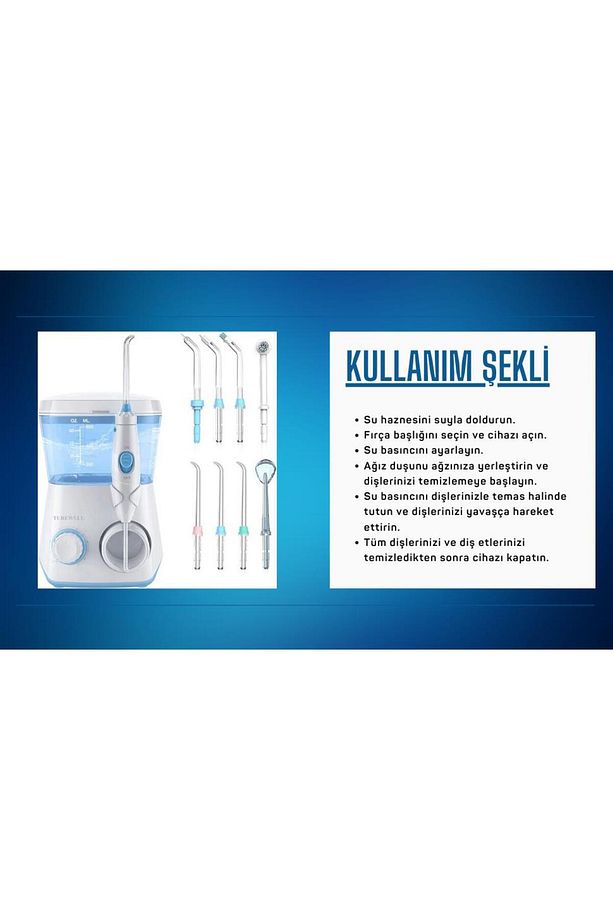 V600g Water Flosser Profesyonel Masajlı Diş/ Protez Bakım Ve Ağız Duşu - 6