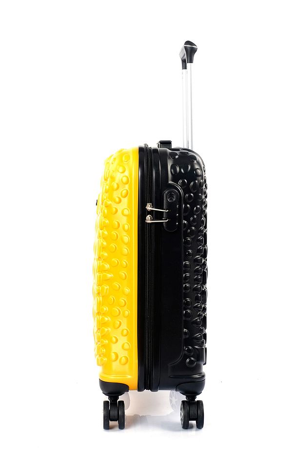 Sarı-siyah 5201 Crocodıle Abs Büyük Boy Valiz - 4