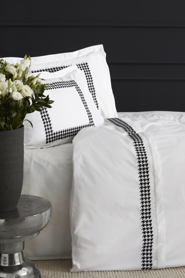 White Collection Juanita Çift Kişilik Nakışlı Percale Nevresim Takımı Beyaz - 1