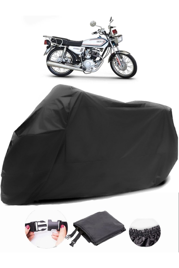 Kuba Cheetah 180R Black Motorcycle Tarpaulin Waterproof Durable Fabric