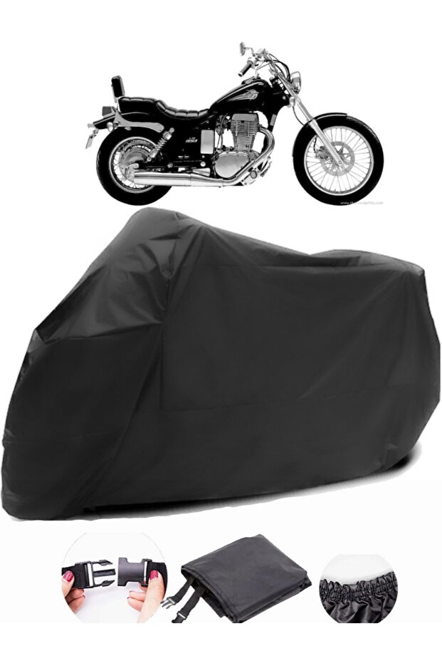 Suzuki LS 650 Savage Black Motorcycle Tarpaulin Waterproof Durable Fabric