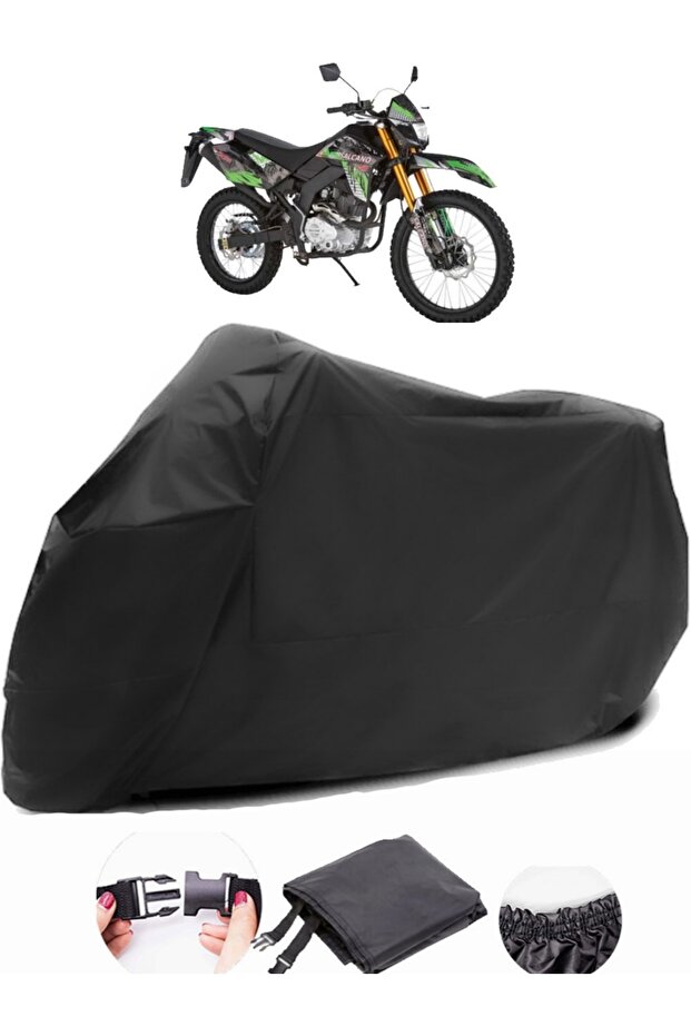 Salcano Cross 250 Black Motorcycle Tarpaulin Waterproof Durable Fabric Compatible