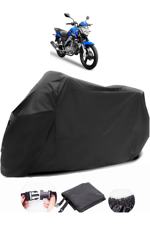 Yuki TN150-3A Driver Backpack Compatible Black Motorcycle Tarpaulin Waterproof Durable Fabric