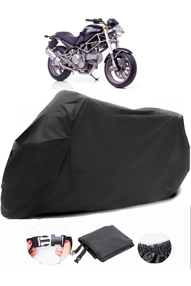 Ducati Monster 1000 DARK i.e.Compatible Black Motorcycle Tarpaulin Waterproof Durable Fabric