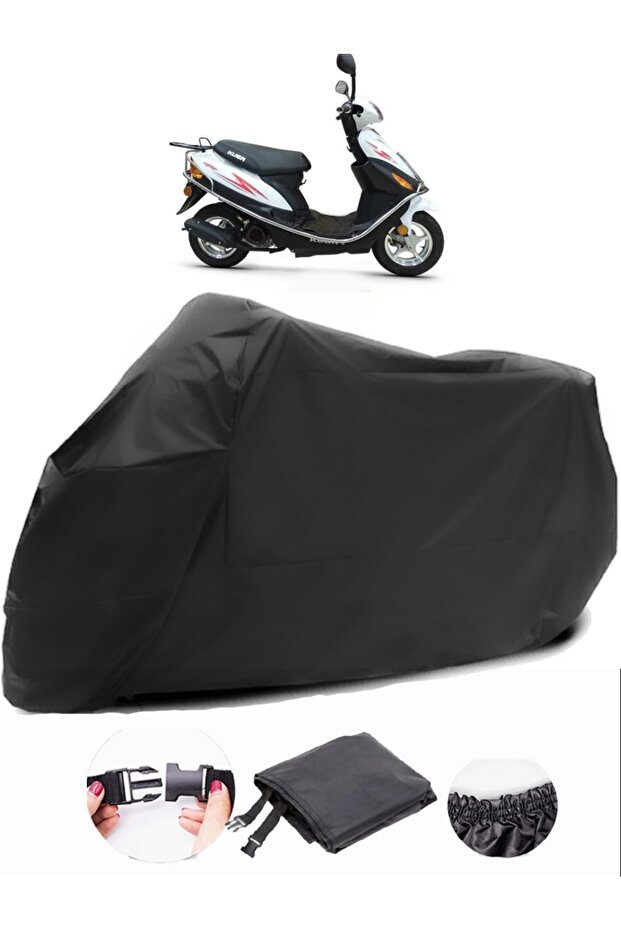 Kuba Fighter 80 Black Motorcycle Tarpaulin Waterproof Durable Fabric