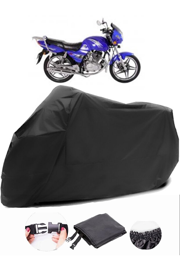 Kuba SL150-9 Black Motorcycle Tarpaulin Waterproof Durable Fabric