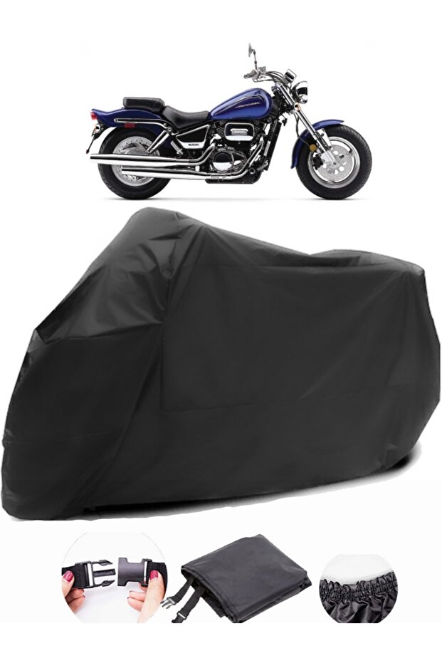 Suzuki Marauder 800 Black Motorcycle Tarpaulin Waterproof Durable Fabric