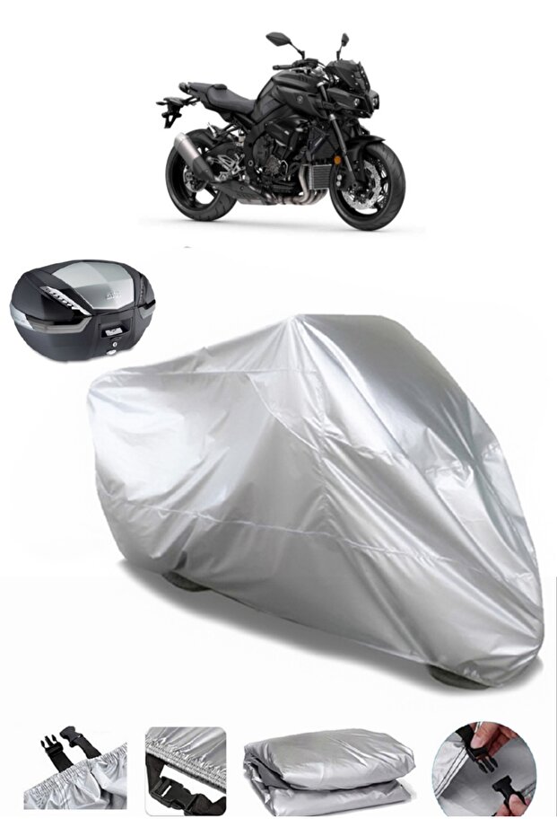 Yamaha MT-10 Rear Bag Compatible Motorcycle Tarpaulin Luxury Quality Thick High Quality