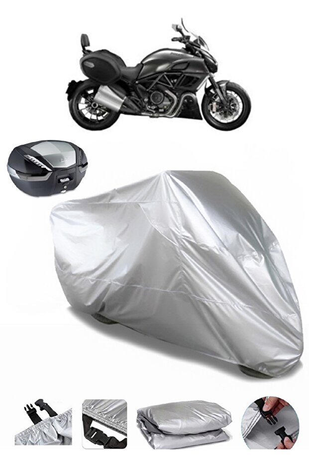 Ducati Diavel Strada Rear Bag Compatible Motorcycle Tarpaulin Luxury Quality Thick High Quality