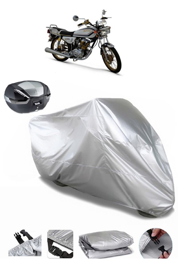 Kuba Çita 150R Gold Rear Bag Compatible Motorcycle Tarpaulin Luxury Quality Thick High Quality