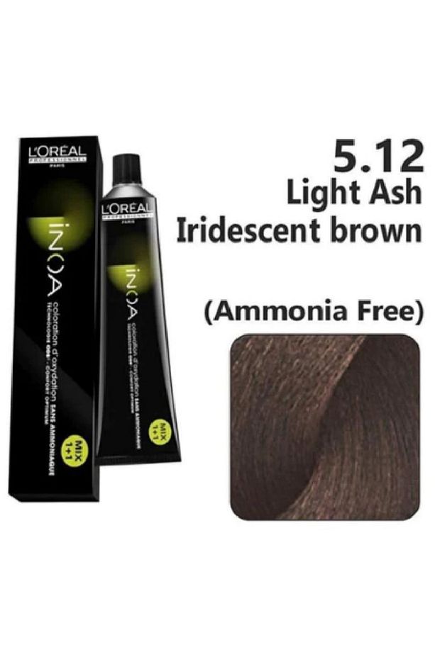 Inoa Yağ ile Güçlendirilmiş Gliserinli Saç Boyası 5.12 Açık Kahve Küllü İrize 60 gr. ECBeauty.X168 - 4