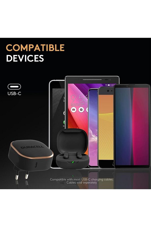 20W PD Şarj Başlığı 1xUSB-C - SiyahUyumlu - 6