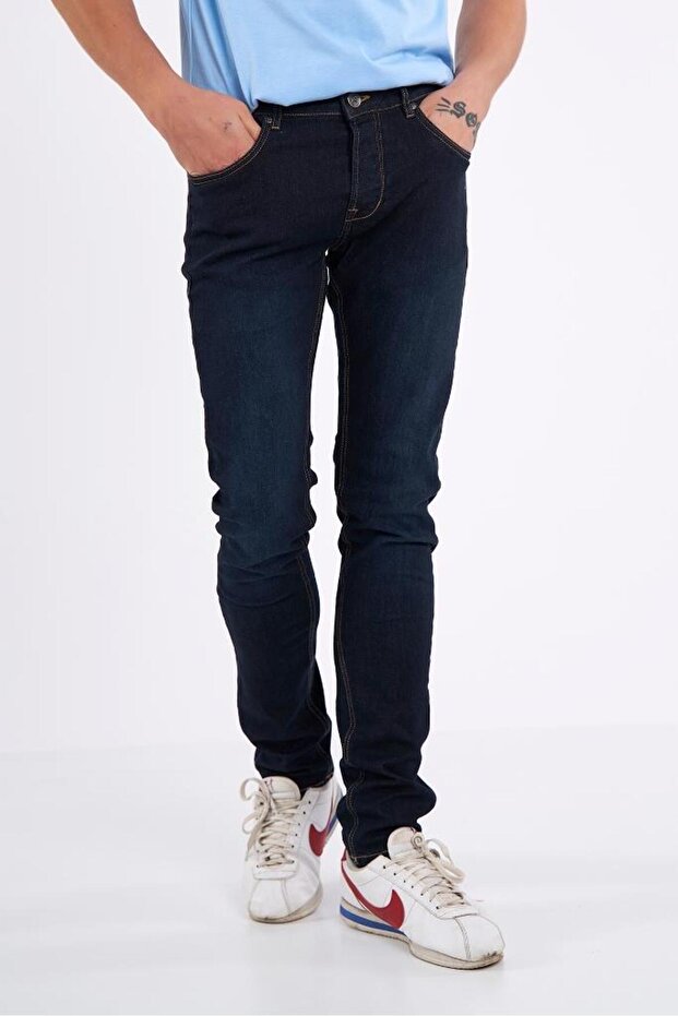 بنطلون أسيرتيفو من الدنيم - 3