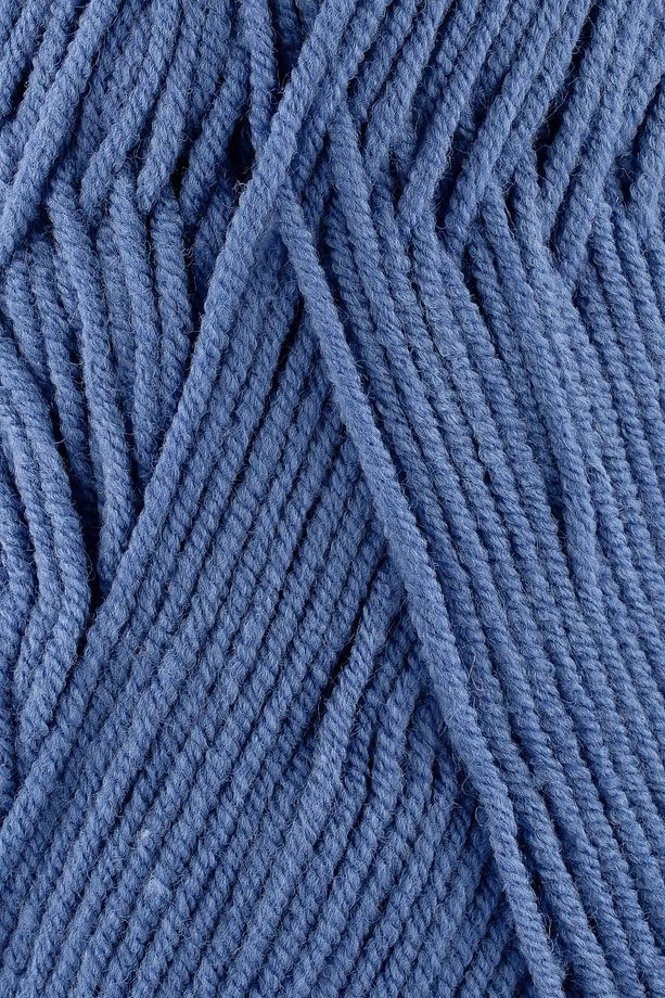 Chino El Örgü İpi Kazak Bluz İpi Yelek Hırka İpi Tunik İp Amigurumi İpi Kot Mavisi 100 Gr - 330 M - 2