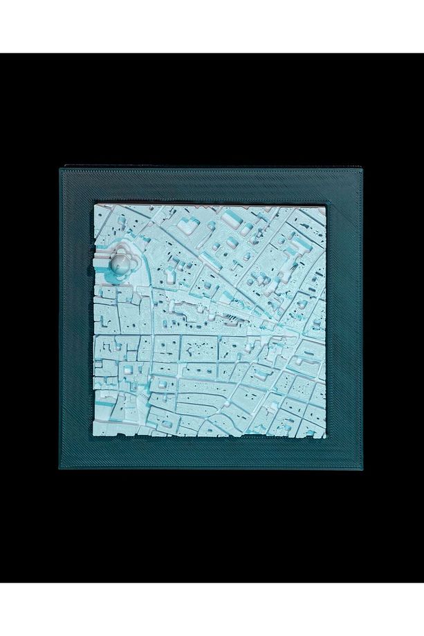 Florence Üç Boyutlu Şehir Silüeti Dekoratif Minimalist Duvar Tablosu Floransa Tablo 15CM - 2