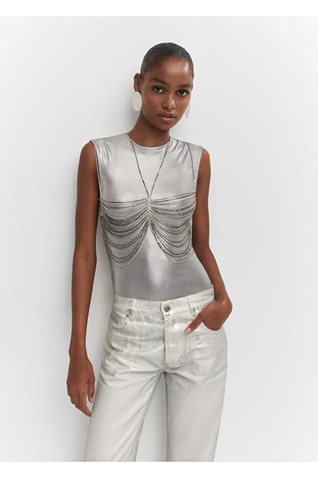 Strass halter sütyen - 2