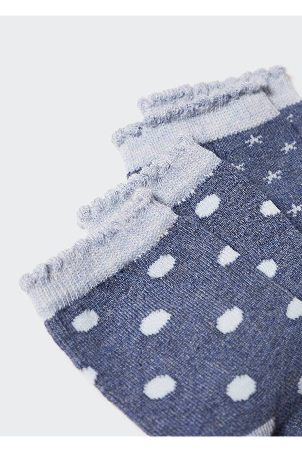 2'li Desenli Çorap - 2