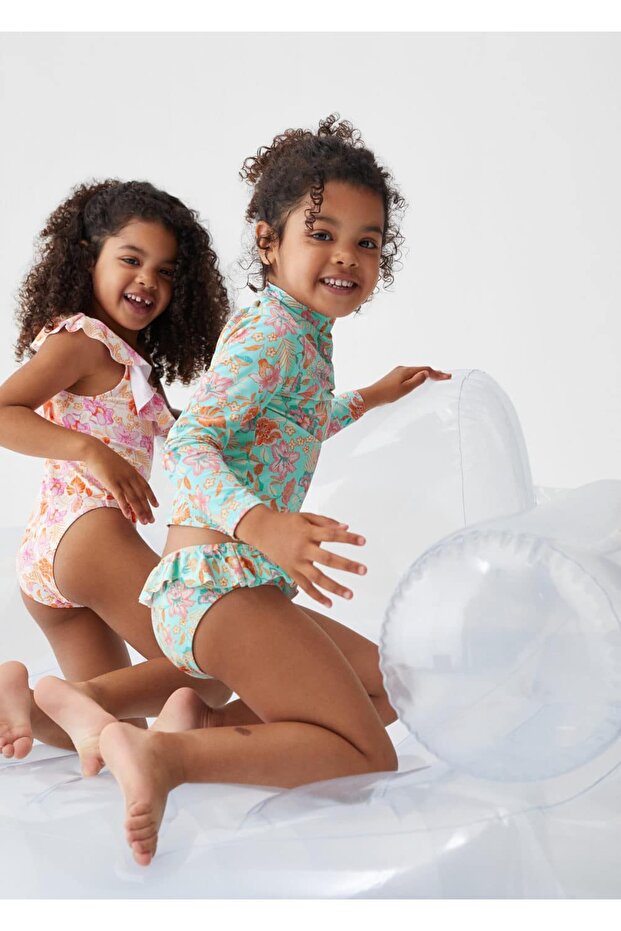 Çiçekli bikini altı - 7