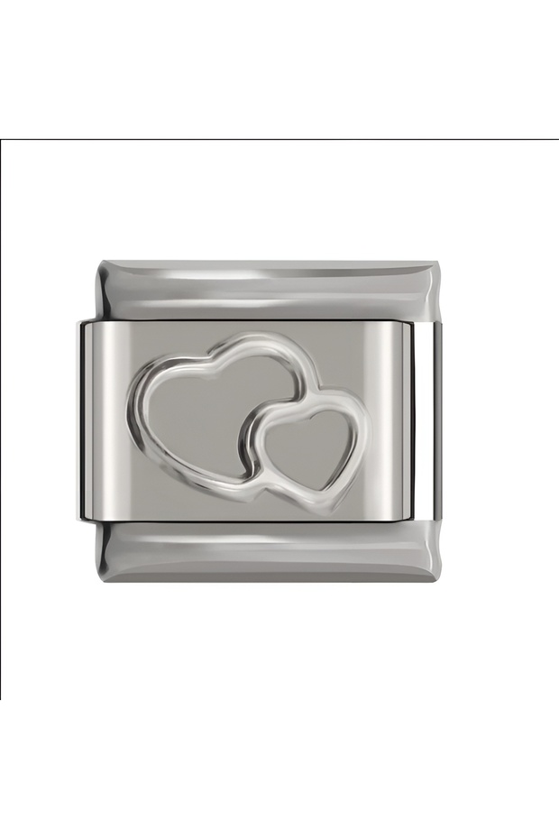 Steel Unisex Italian Bracelet Charm