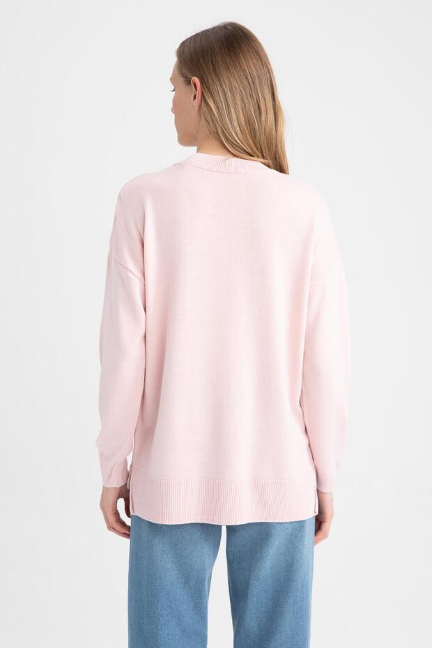 Regular Fit Half Turtleneck Tunic - 8