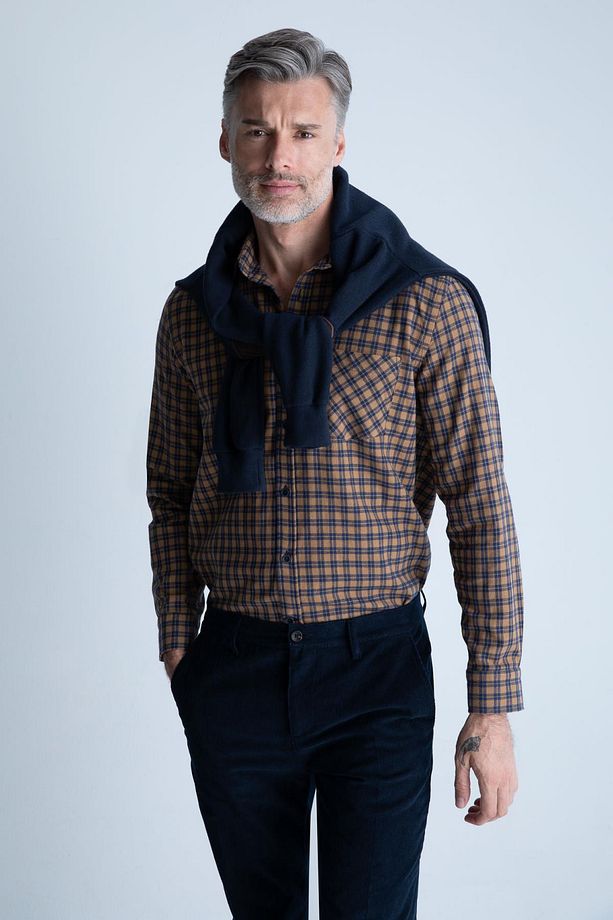 Regular Fit Flanel Uzun Kollu Gömlek Y4183az22wn - 3