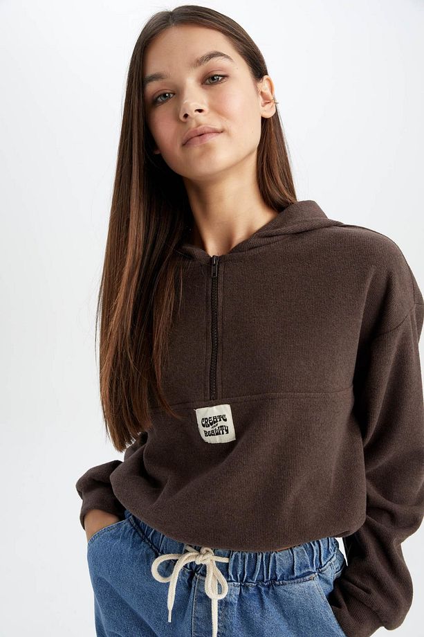 Coool Regular Fit Kapüşonlu Sweatshirt - 4