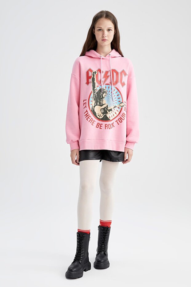 Coool Ac/dc Oversize Fit Kapuzenpullover - 6