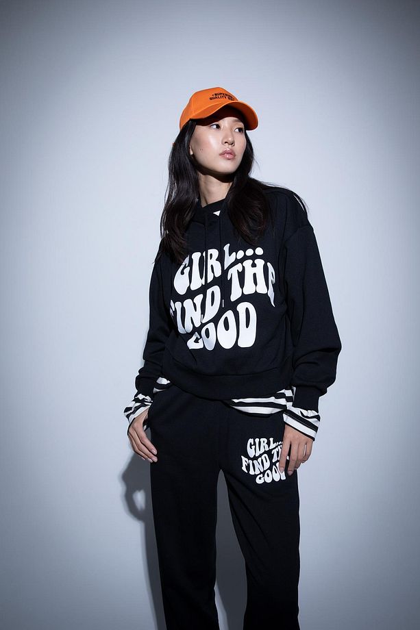 Regular Fit Kapüşonlu Kalın Sweatshirt Y7695az22wn - 1